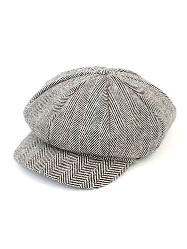 Herringbone Wool Newsboy Cap - Universal chemistry - Modalova