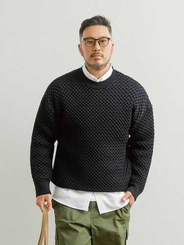 Washable Like Cable Knit Sweater - RUGGED HOUSE - Modalova