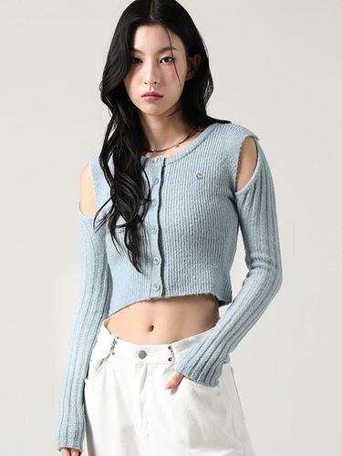 Irene Shoulder Cutting Round Knit () - AVANDRESS - Modalova