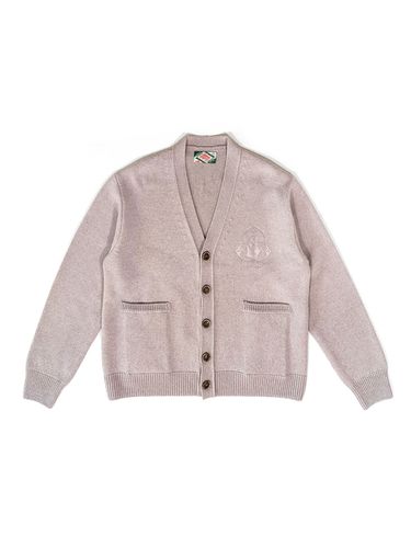 Logo Knit Cardigan (Beige) - IOEDLE - Modalova