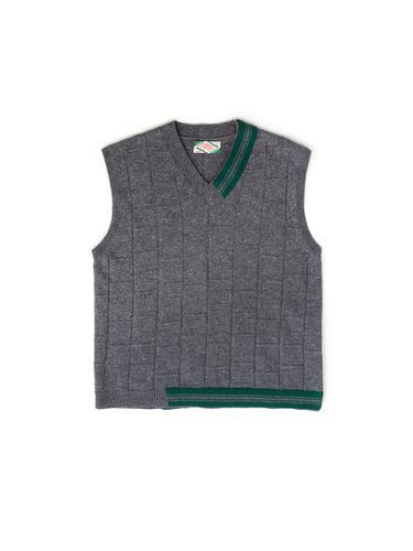 V Neck Knit Vest (Gray) - IOEDLE - Modalova