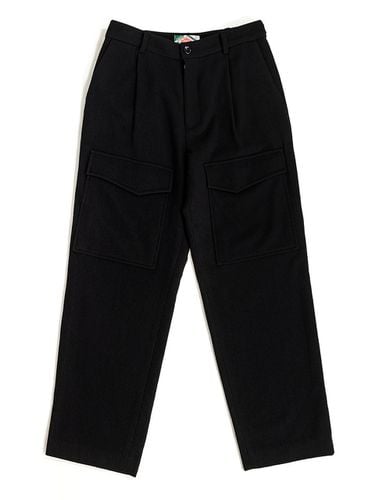 Cargo Wool Pants (Black) - IOEDLE - Modalova