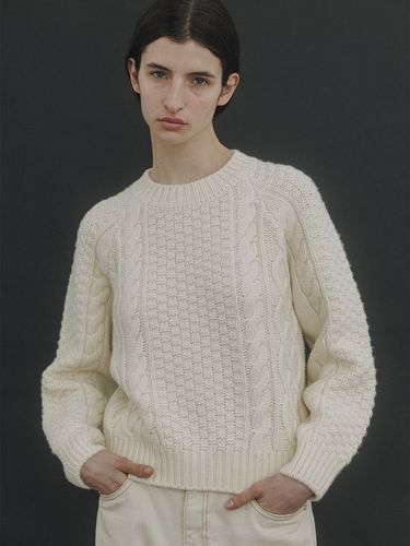 Cable Wool Knit - peces - Modalova