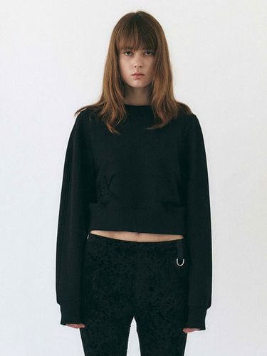 Oval Sweat Shirt _ Black - YUNSE - Modalova