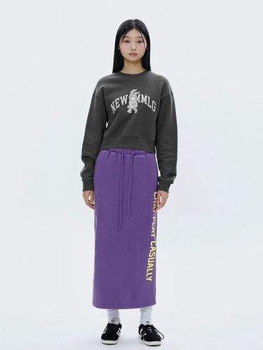 Sweatshirt Skirt (Comport Purple) - Mmlg Women - Modalova