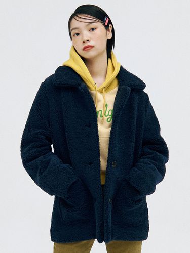 Fur Jacket (Navy) - Mmlg Women - Modalova