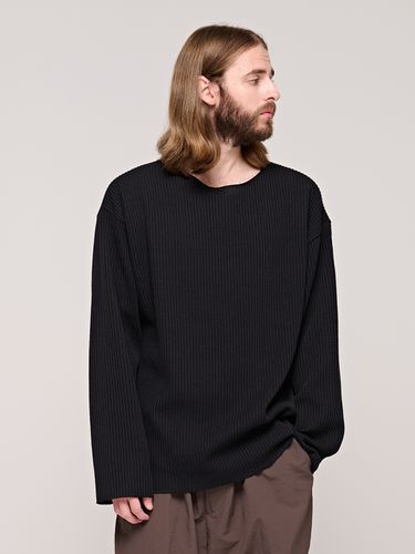 Semi Incision Round Knit Sweater _ - CARGOBROS - Modalova