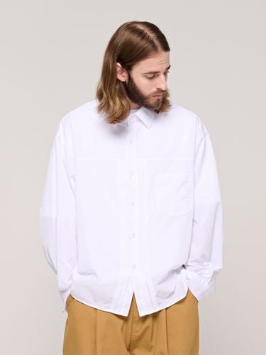 Nylon Lined Shirt Jacket _ White - CARGOBROS - Modalova