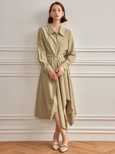 Irregular Buckle Dress - yyiam - Modalova