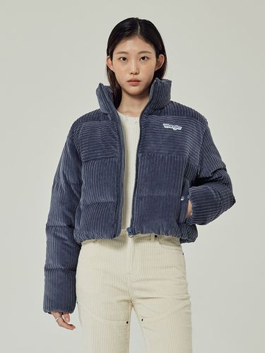 Corduroy Padded Jacket [Blue] - Wrangler - Modalova