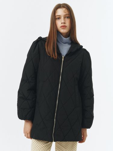 Sailor Frill Collar Quilted Padded Coat_Black - VOCAVACA - Modalova