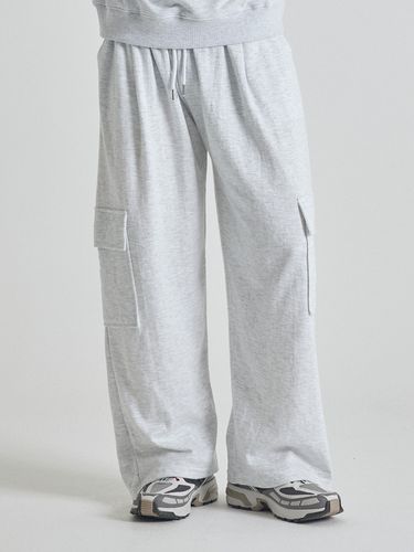 Cargo Sweatpants [Light Gray] - Analogmood - Modalova