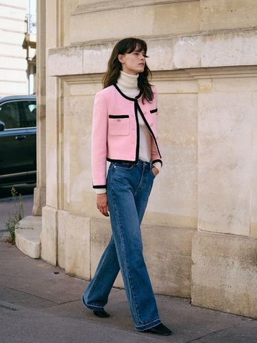 Trimming Jacket_Pink - Lamerei - Modalova