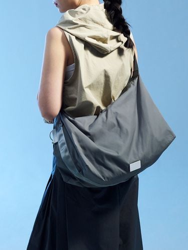 Fabric Hobo Bag_Grey - FENNEC - Modalova