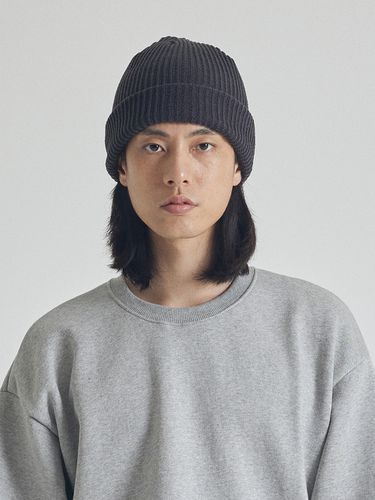 Semi Basic Beanie [Dark Gray] - Analogmood - Modalova