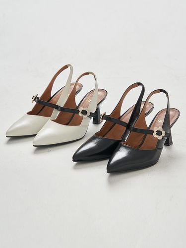 HJ23101 Ribbon Slingback_2 Colors - Hailey - Modalova