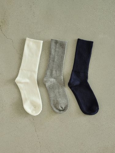 Mishuu Somuch Cotton Socks_3 Colors - mishuu somuch - Modalova