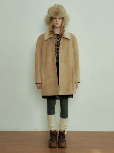 Vintage Half Shearling Dress - overdueflair - Modalova