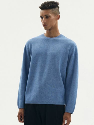 Semi Oversized Cashmere Blend Crewneck Knit Top - TNGT - Modalova