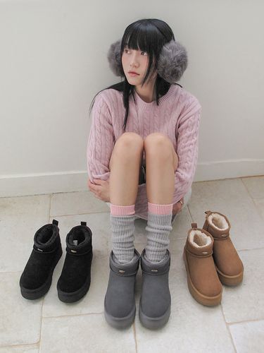 Winter Platform Mini Boots_3 Colors - nuus - Modalova