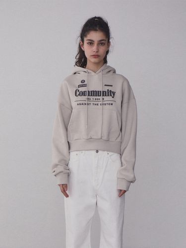 RR Community Cropped Hoodie_Beige - Rest&Recreation - Modalova