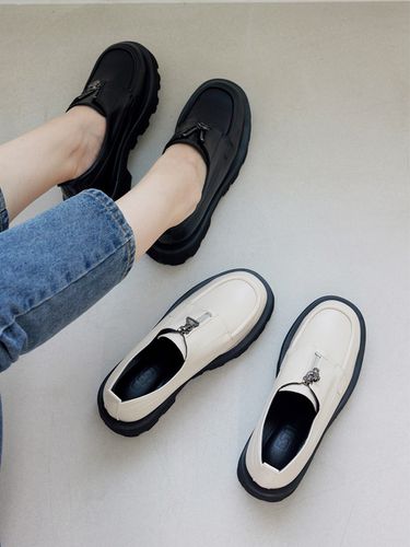 Point Zip Up Platform Loafer_2 Colors - CESTI - Modalova