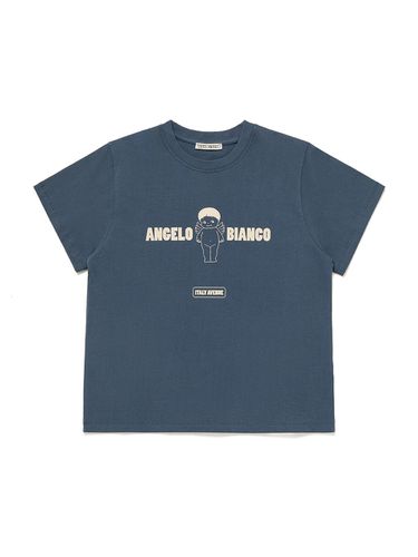 Dave Angel Half T-shirt - ANGELO BIANCO - Modalova