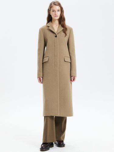 Slim Wool Single Coat (Beige) - HAE BY HAEKIM - Modalova