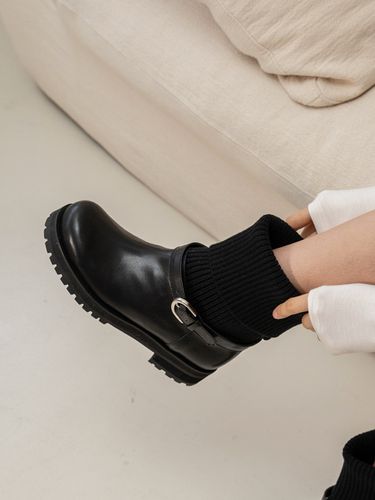 NO. Sienna Knit Boots_Black - MARYRINGO - Modalova