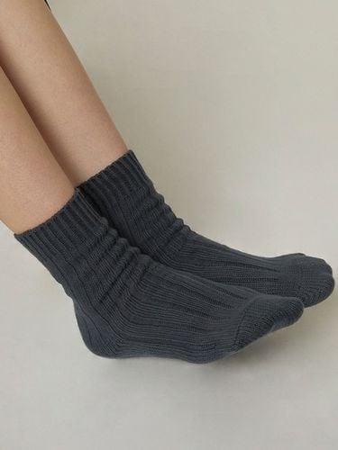 All Day Cotton Logo Socks_Charcoal - Millo Archive - Modalova