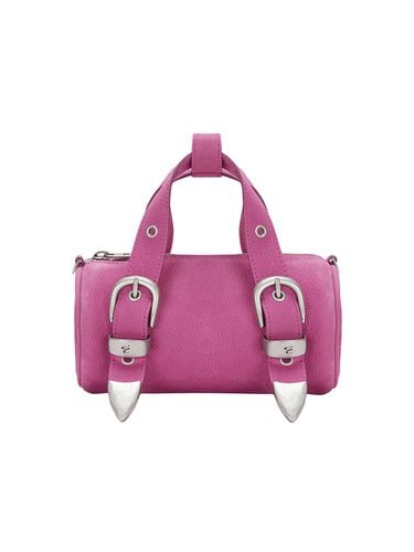 Belted Log Bag_Fuxia Nubuck - MARGESHERWOOD - Modalova