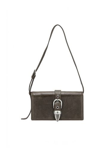 Belted Flap Bag_Washed Brown Pull - MARGESHERWOOD - Modalova