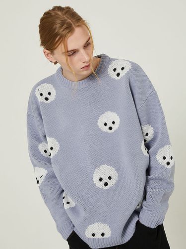 Pixel Graphic Allover Knit Sweater _ - WAIKEI - Modalova