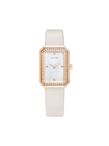 Tiara Leather Watch - J.ESTINA - Modalova