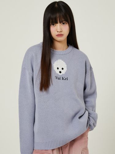 Pixel Graphic Knit Sweater _ - WAIKEI - Modalova