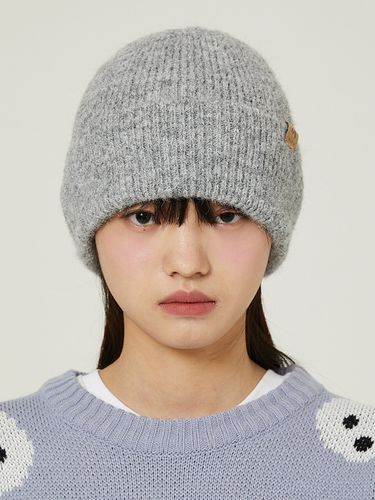 Hairy Basic Beanie _ Grey - WAIKEI - Modalova