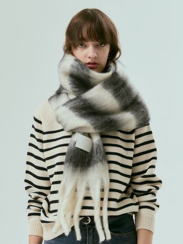 Stripe Long Scarf - SILN - Modalova