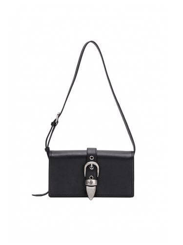 Belted Flap Bag_Black Plain - MARGESHERWOOD - Modalova