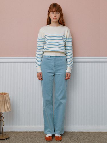 Corduroy Pants - Blue - ROLAROLA - Modalova