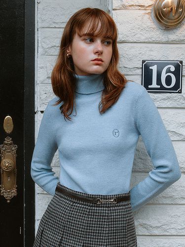 Turtleneck Pullover - Sky - ROLAROLA - Modalova