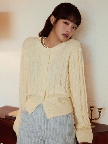 Soft Cable Cardigan - ROLAROLA - Modalova