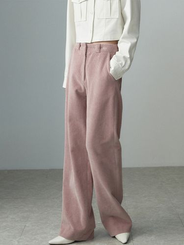 Corduroy Wide Pants_Indi Pink - RE RHEE - Modalova