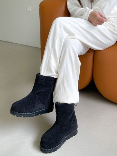 Fleece Ankle Boots - FICCE - Modalova