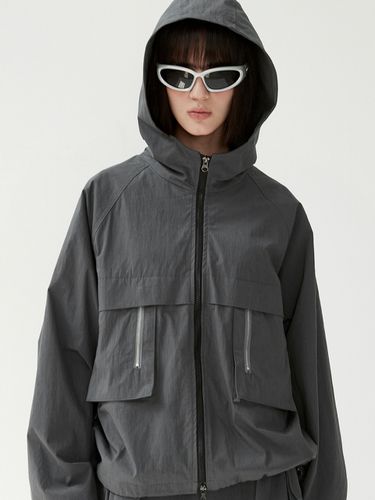 Ray Pocket Parka ( Charcoal ) VW048 - VOIEBIT for WOMEN - Modalova