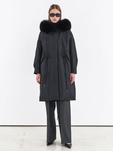 Fur Hooded Down Long Jumper Jacket - HACIE - Modalova