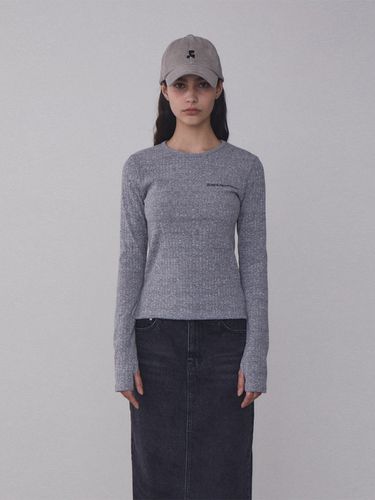 RR Logo Long Sleeve Top_Grey - Rest&Recreation - Modalova