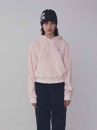 RR Velvet Cropped Hoodie_Pink - Rest&Recreation - Modalova