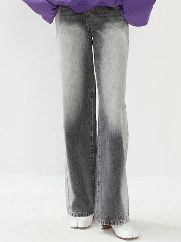 Washed Wide Denim Pants ( ) VW015 - VOIEBIT for WOMEN - Modalova