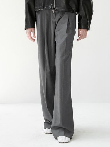 Double Pleated Wide Slacks ( ) VW014 - VOIEBIT for WOMEN - Modalova