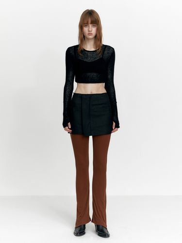 Layer Mini Skirt , Black - STUDIO TABLE - Modalova